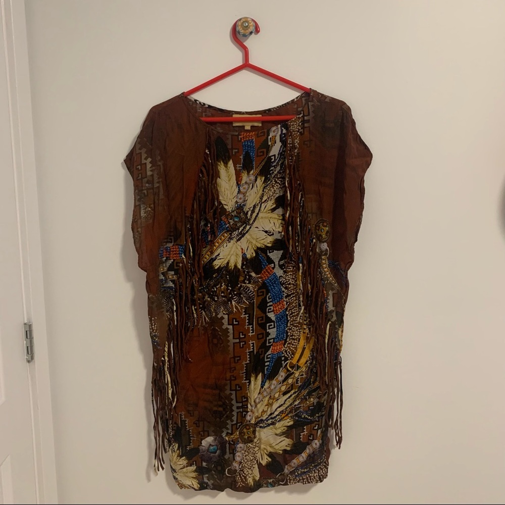 Boho style dress.